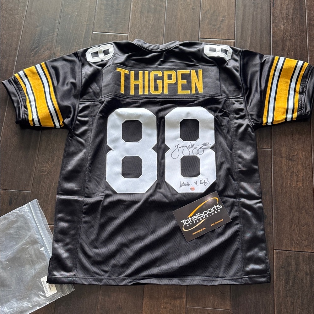 Signed Autograph Pittsburg Steelers Jersey